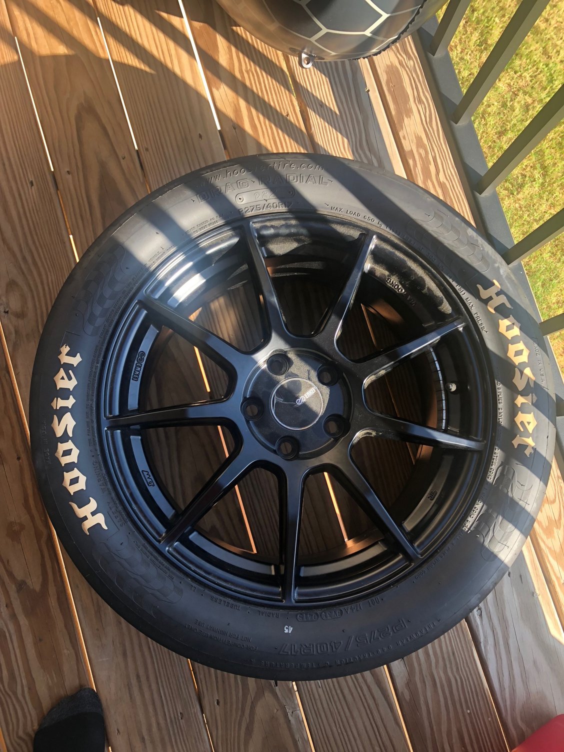 Hoosier DR Radials WITH RIM 275/40/17 Forums