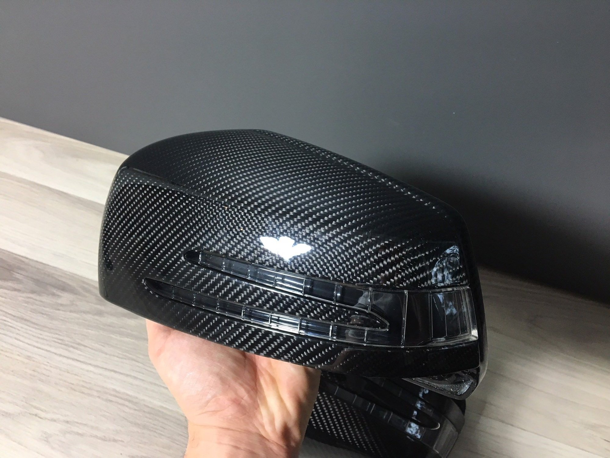 Exterior Body Parts - Pair Carbon Fiber Mirror Covers - W204 W212 W218 Fitment & More - Used - Port St Lucie, FL 34953, United States