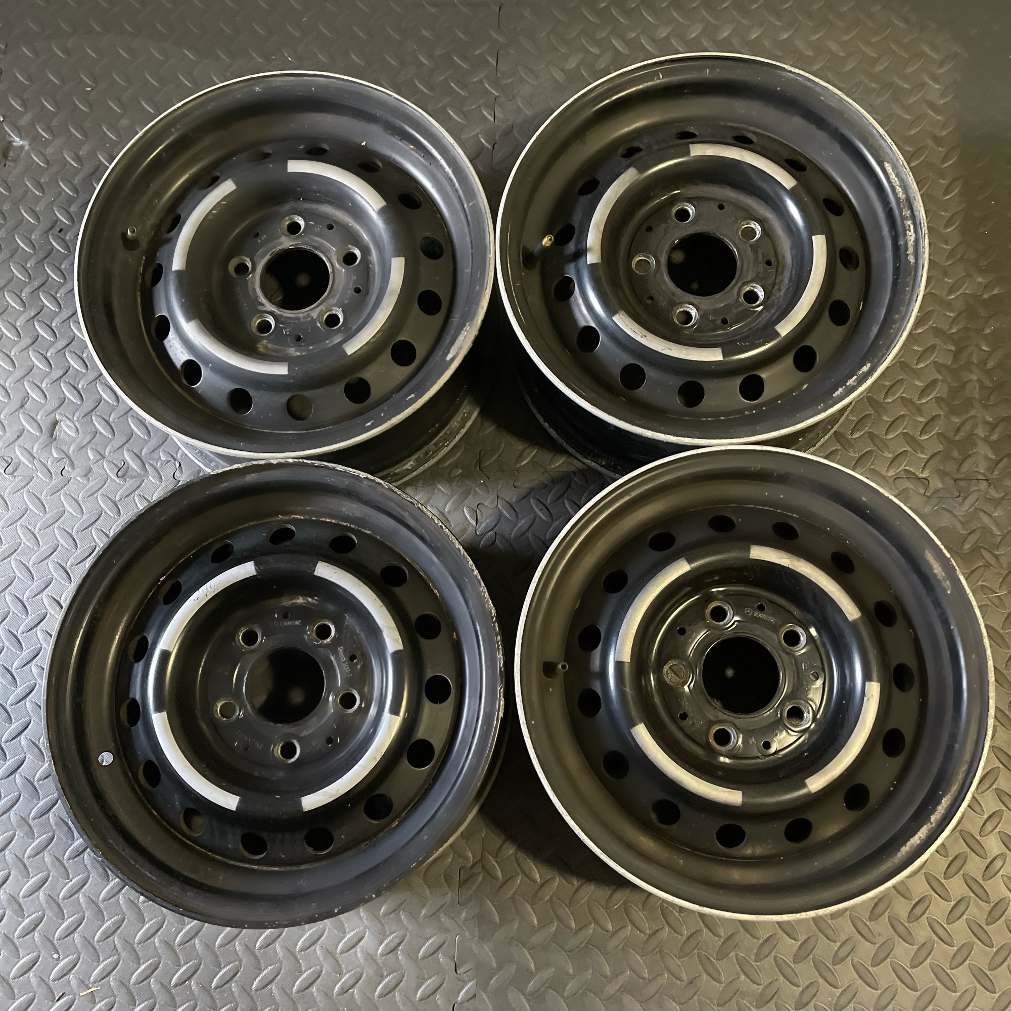 Wheels and Tires/Axles - Mercedes Benz 14 inch Rare aluminum wheels for W107 R107 W123 chassis - Used - 1972 to 1984 Mercedes-Benz 500SL - 0  All Models - 1979 to 1985 Mercedes-Benz 240D - San Diego, CA 92117, United States