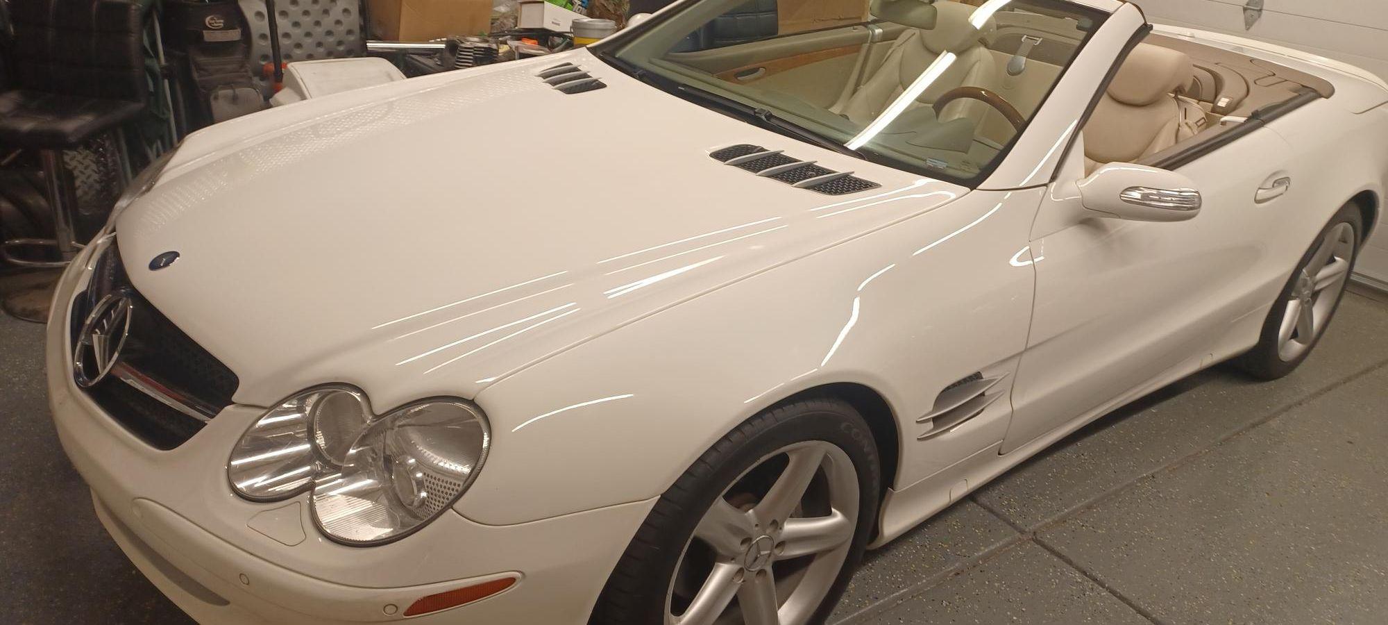 2006 Mercedes-Benz SL500 - 2006 Mercedes-Benz SL500 for sale - $9995 - Used - VIN WDBSK75F56F117361 - 112,000 Miles - 8 cyl - 2WD - Automatic - Convertible - White - Noblesville, IN 46062, United States