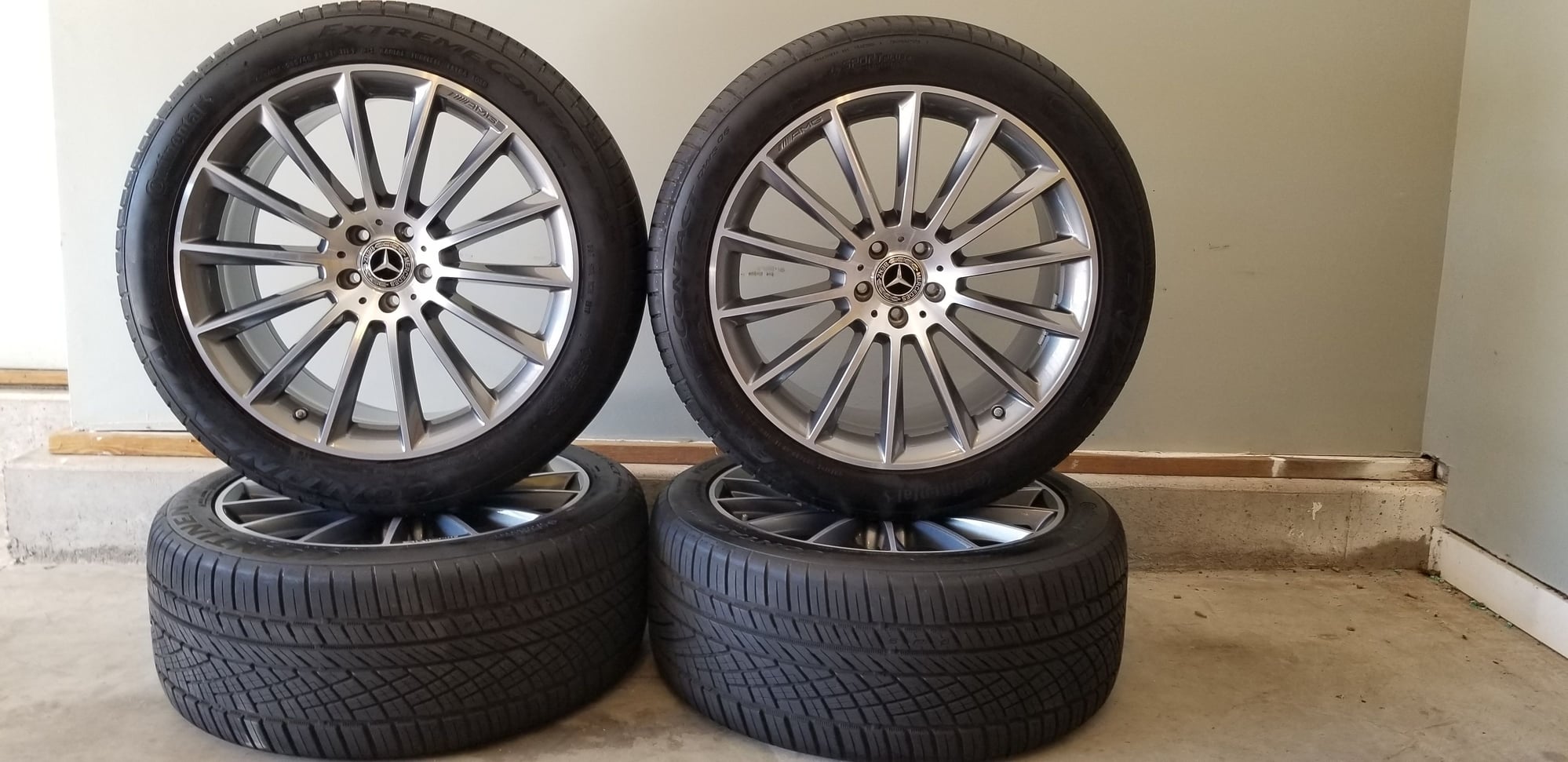 Wheels and Tires/Axles - FS: (4) OEM 2018 ML GL AMG 21" Wheels and Continental All Season Tires. - New - Springfield, MA 1089, United States
