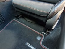 passenger seat cover on