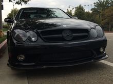 blacked out chrome front