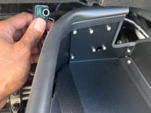 Driver side sensor in air box