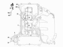 C230 M271 vacuum diagram - valve cover
