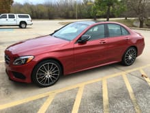 At work - 2016 C300 Sport 4matic   Night package, etc