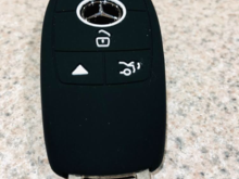 E Class key fob cover on a ‘19 G Class key - note the trunk release symbol is superfluous.