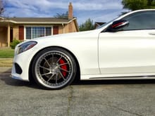 Any suggestions for the front end spliiter?? Brabus or c450 night package..