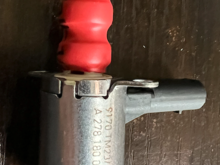 Shrink tubing applied