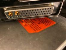 I don't see a FO link on this connector - just the 2 antenna connectors and the regular wiring pins..