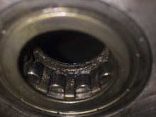 here is how little grease was left in my bearings