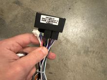 Provided clip for Android unit… it direct plug and play so using wire taps 