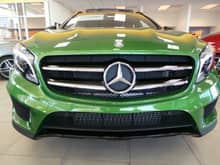 Mercedes GLA Alabite Kryptonite Green