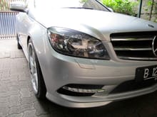 Dark Tinted original AMG headlamps