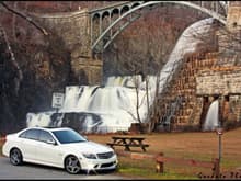 2009 C63 White on Black