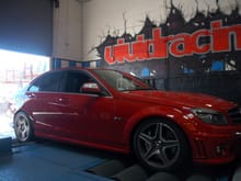 C63 on the dyno