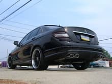 c300 4Matic with C63 Exhaust