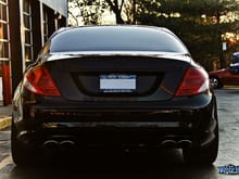 CL63 AMG rear stance.