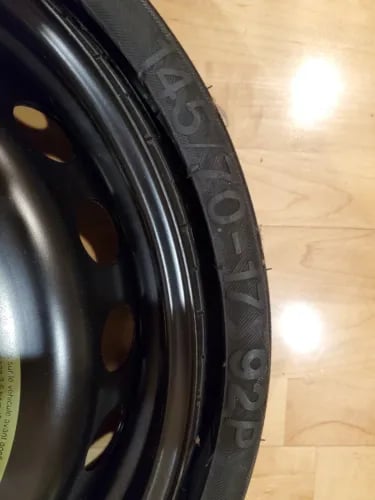 2007 Mercedes-Benz SLK55 AMG - OEM Spare Wheel + Tire (NEW, 171-400-22-00, $300) - Wheels and Tires/Axles - $300 - Altadena, CA 91001, United States