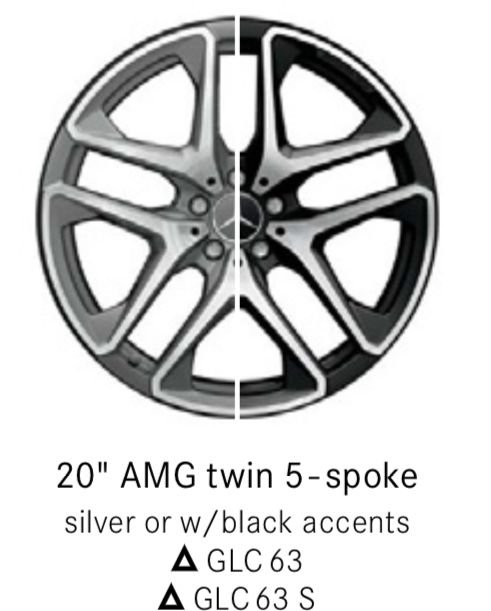 Wheels and Tires/Axles - GLC 63 20" rims - Used - 2019 to 2020 Mercedes-Benz GLC63 AMG - Cleveland, OH 44320, United States