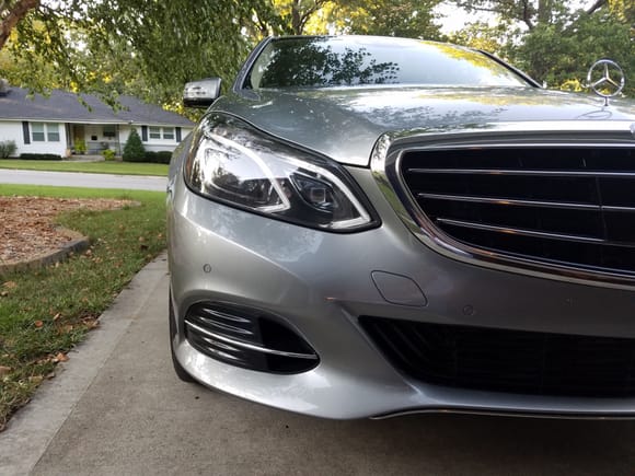 After Hendrick body shop to align hood, light and grille.