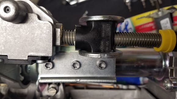 plastic actuator in screw
