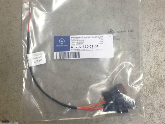 Part A207 820 02 04 electrical cable