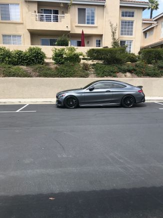 Here are a few pics with the springs and spacers installed. I am not sure what extended bolts I have, as the shop ordered them for me. 