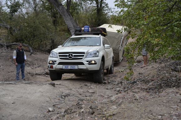 The GL never missed a beat in the tricky terrain. Traction Control working hard.