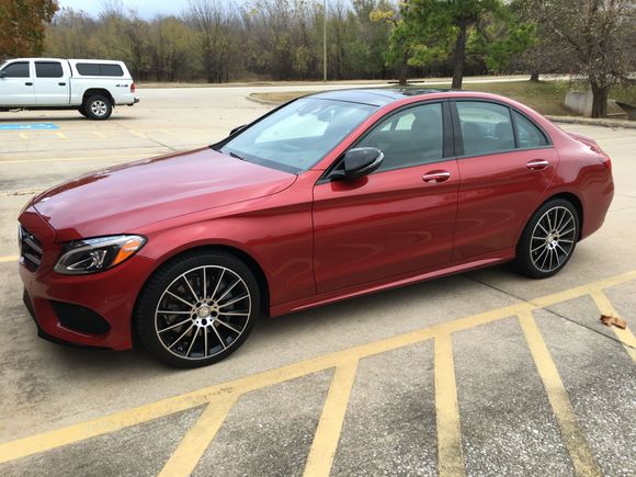 At work - 2016 C300 Sport 4matic   Night package, etc