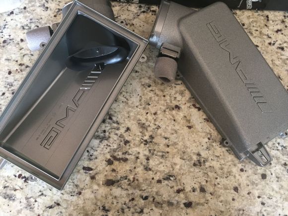 ROW BOXES with MAF sensor installed.

Will do install hopefully this weekend if I have the time - if not, next week.  Car is bone stock to the tires, this will be the first 'performance mod'.  Hoping for some better air flow up top .. not expecting more than 5-10hp, which is negligible on a big V8 for the most part anyway.

I plan to have the car dyno'd stock and then with these installed - dyno numbers are skewed anyway, but maybe we will see something.

Stay tuned...