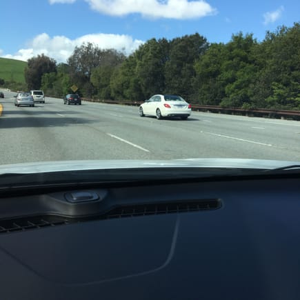 I couldn't get too close but it was the hybrid with out of state plates , my local dealership in the north bay doesn't have any either . I'm in the Bay Area but it was my first time seeing one and I'm in San Francisco out and about a lot
