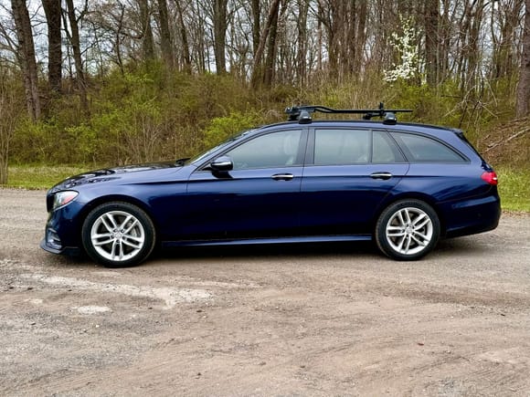 I'll give the State and municipalities a few more weeks to hopefully patch the past winter's potholes, and then put the 19" AMG wheels back on.