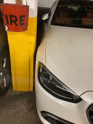 Wife parks too damn close giving me a hear attack 