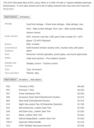 Looks like Option 264 in this spec sheet on cargurus.com...