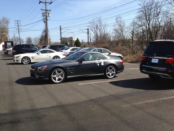 Two of the SL's I was chooiing from. I was also looking at mocha black. Wife fell instantly in love with the designo graphite