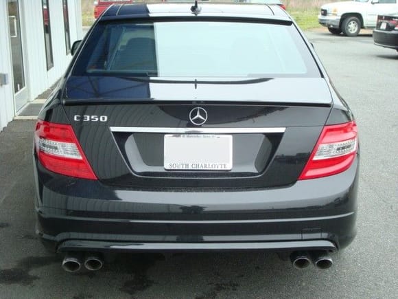 C350 with Carlsson Rear Diffuser and Carlsson Sport Quad Exhaust, Roof and Decklid Spoilers