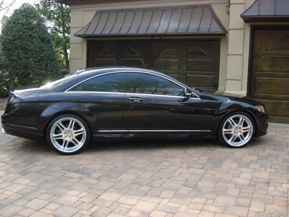 2008 CL with BRABUS Front Bumper, Side Skirts, Rear Bumper, Decklid Spoiler, 21&quot; Monoblock VI 3pc wheels, lowering module, and Lorinser Roof Spoiler