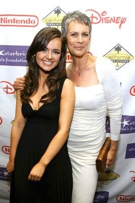 Nicole Lapin CNN with Jamie Lee Curtis at the Starlight Starbright Gala