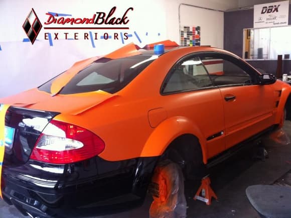 CLK63 Black Series Matte Orange 8