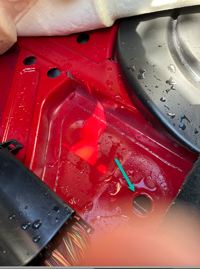 Unplugged hole