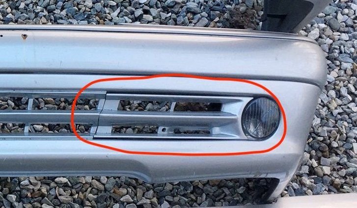 Exterior Body Parts - drivers side lower grill insert for 99 e55 pre face lift - New or Used - 1999 Mercedes-Benz E55 AMG - O' Fallon, MO 63366, United States