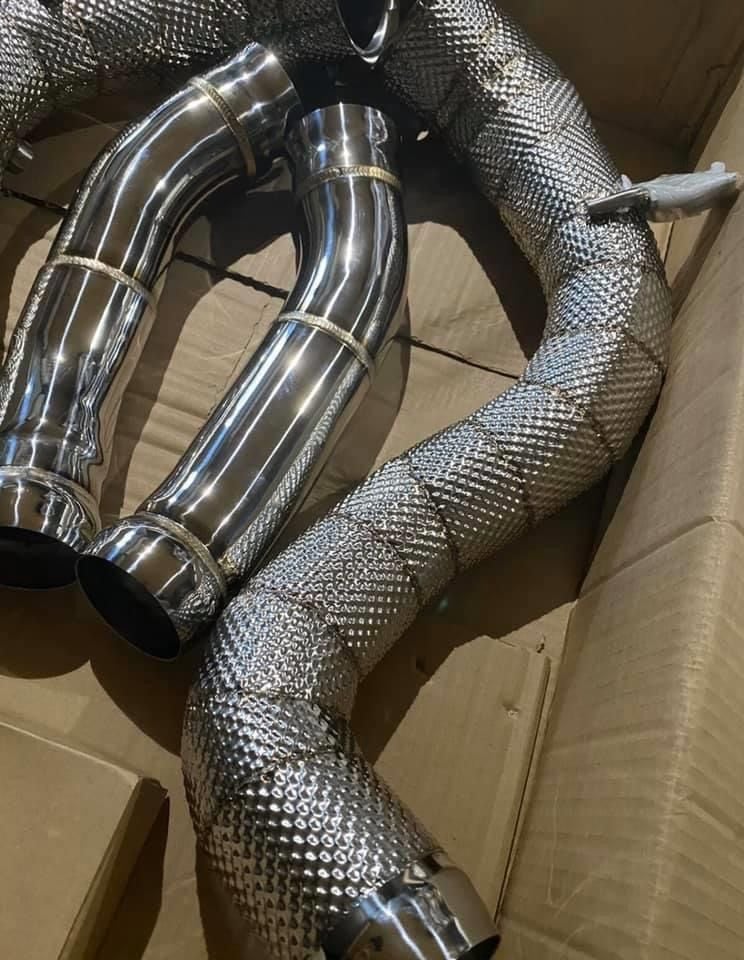 Engine - Exhaust - C63/C63S 4.0 L Downpipes - New - Houston, TX 77002, United States
