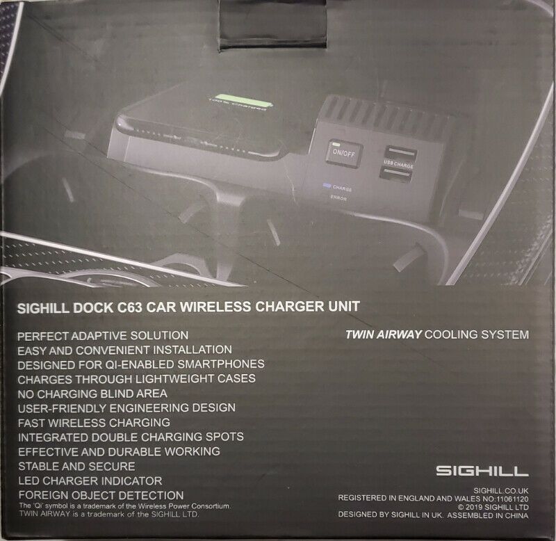 Audio Video/Electronics - Sighill wireless charging pad for C63 and others - Used - 0  All Models - Grosse Pointe Farms, MI 48236, United States