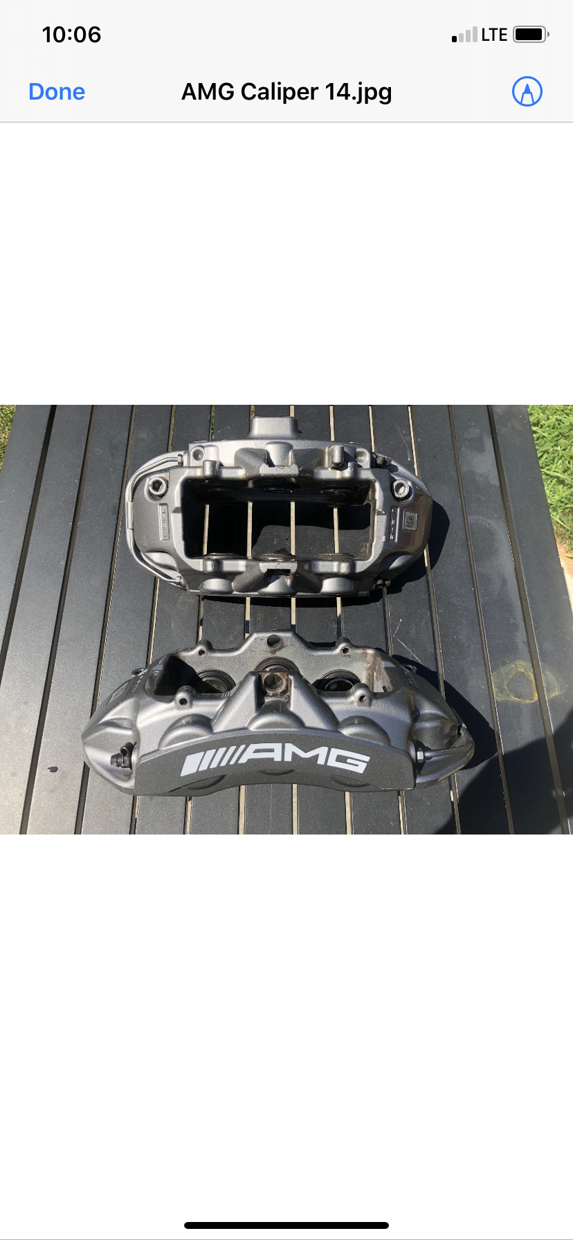 Brakes - P30 front brake calipers - Used - 2009 to 2011 Mercedes-Benz C63 AMG - Ashford, CT 06278, United States