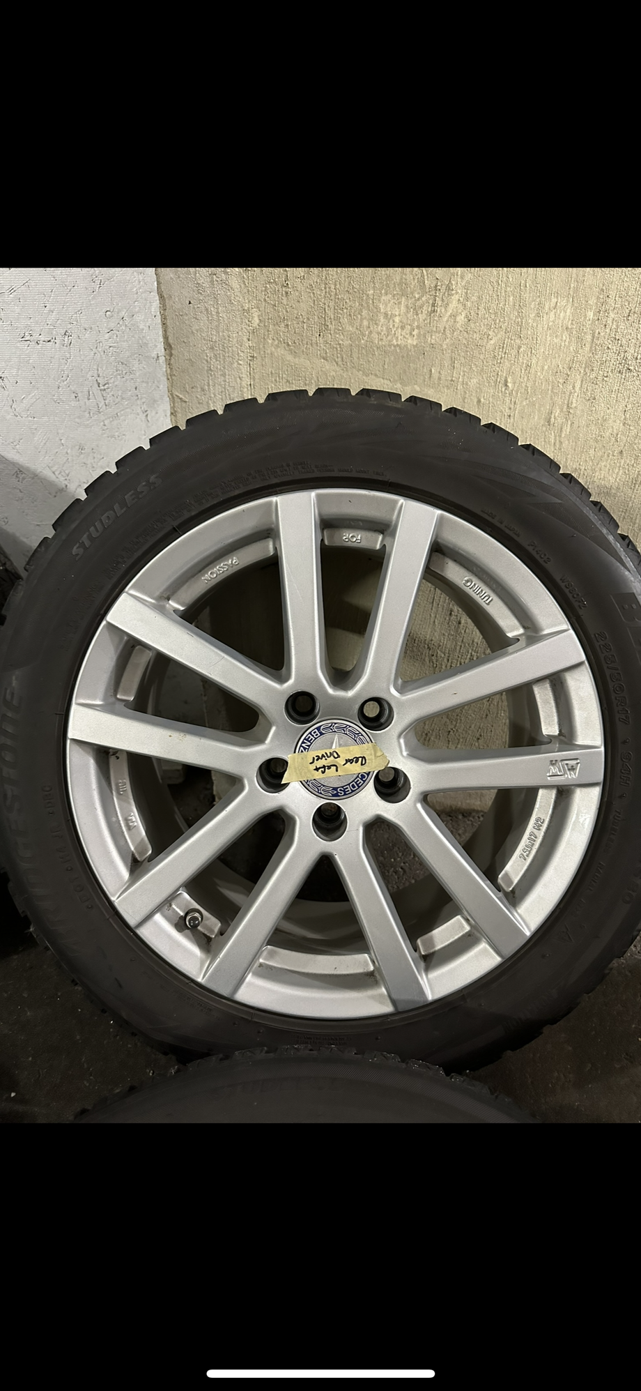 Wheels and Tires/Axles - CT: MSW OZ winter 17” blizzak - Used - 0  All Models - Milford, CT 06460, United States