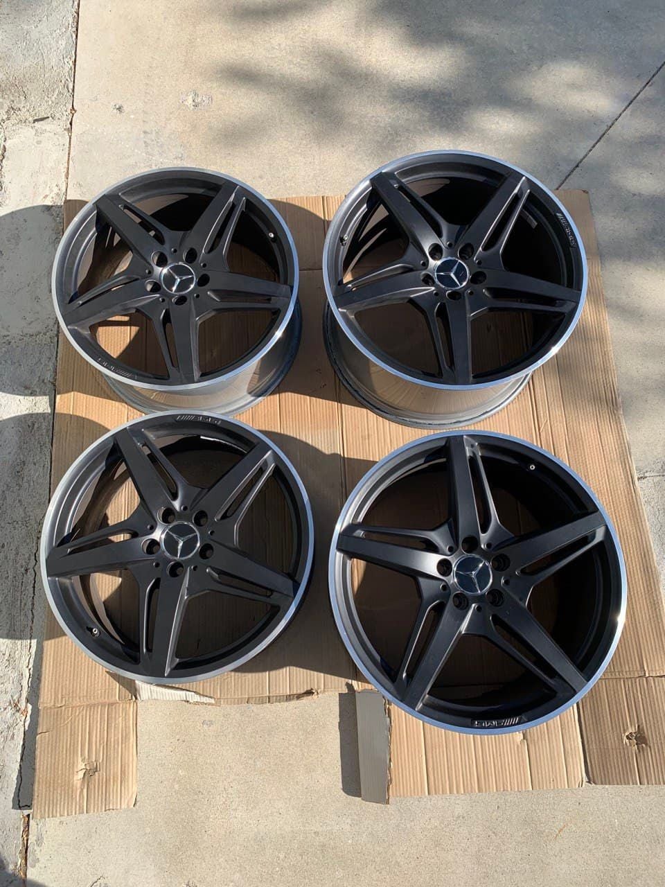 Wheels and Tires/Axles - 19"/20" Genuine Mercedes AMG GT 5-spoke Wheels W/ TPMS - Used - -1 to 0 Mercedes-Benz All Models - West Hills, CA 91307, United States