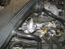 Mallory Adjustable Fuel Pressure Regulator -- Set to 35 Lbs. @ 750 rpms., Hot Idle.
