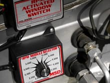 MSD windows switch for Nitrous system