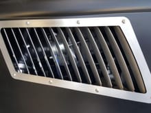 Heat and air pressure get sucked out of the vents at speed